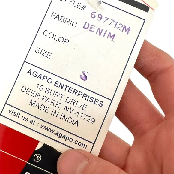 Agapo Hippie Floral Boho Patchwork Denim Overalls Size Small NWT - Picture 3 of 8